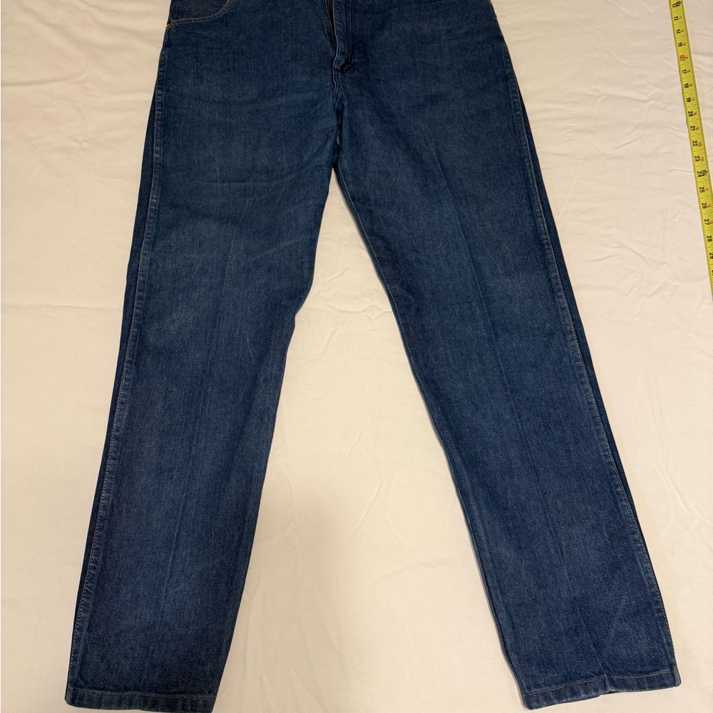 Wrangler 13MWZ Men's Dark Blue Straight Jeans